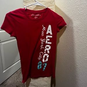 Hot pink and blue Aeropostale shirts